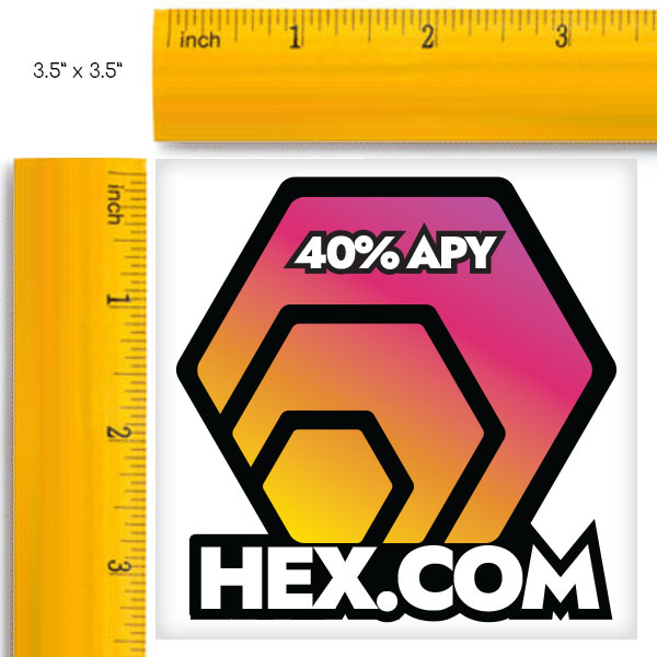 Hex Crypto Stickers for Cheap